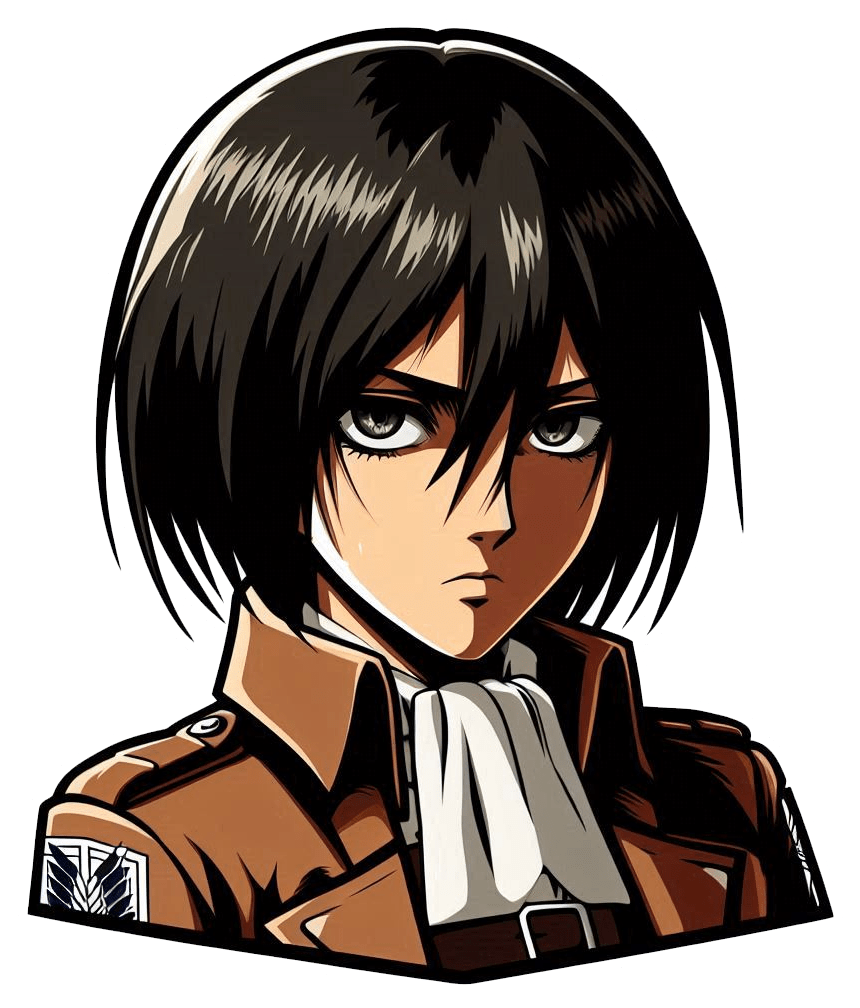 Lipdukas Attack On Titan - Mikasa 2