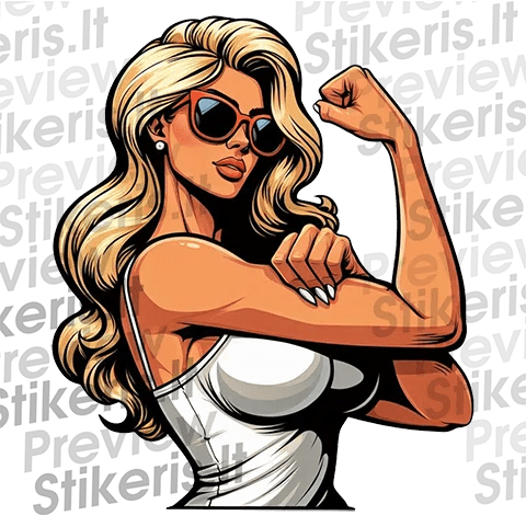 lipdukai-sticker-bomb-stickerbomb-stickers-lipdukas-Woman-flexing-her-one-arm6