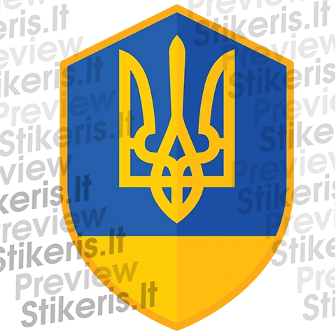 Lipdukas Aš palaikau Ukrainą! Lipdukų kolekcija 11 vnt.