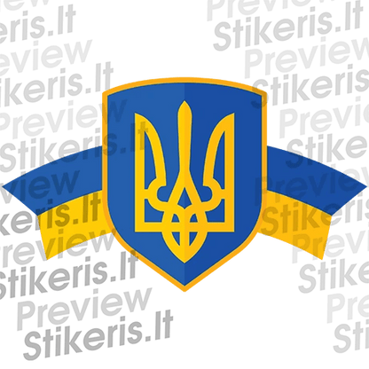 Lipdukas Aš palaikau Ukrainą! Lipdukų kolekcija 11 vnt.