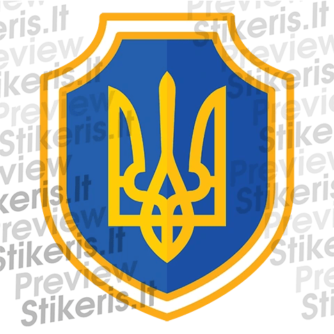 Lipdukas Aš palaikau Ukrainą! Lipdukų kolekcija 11 vnt.